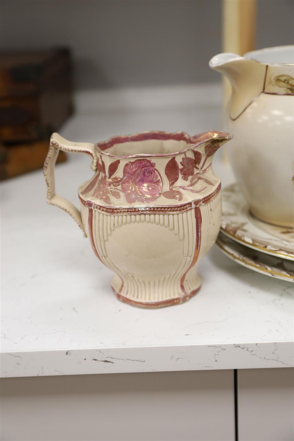 A collection of Old Bill china, by Bairnsfather and a WW2 mug